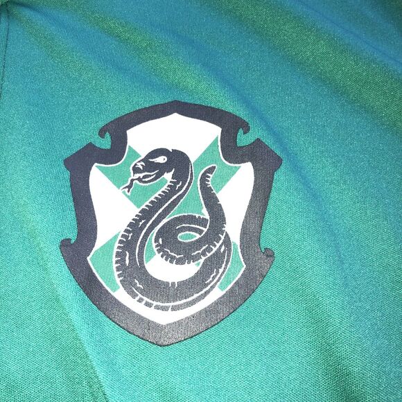 Harry Potter Slytherin Quidditch Costume Halloween Size Adult or Teen Small 2-4 - Picture 4 of 11
